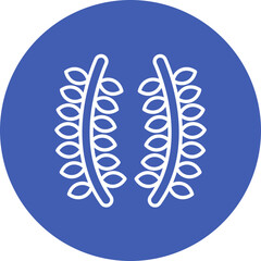 Sheaf of Rice Line Color Icon