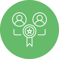 Competition Line Color Icon