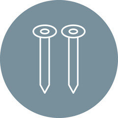 Nail Line Color Icon