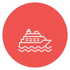 Cruise Line Color Icon