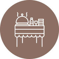 Restaurant Catering Line Color Icon