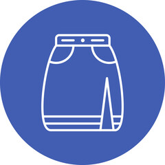 Skirt Line Color Icon