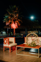 Beautiful romantic elegant wedding decor

