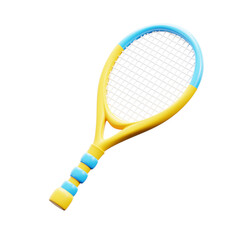 Tennis Racket 3d Icon