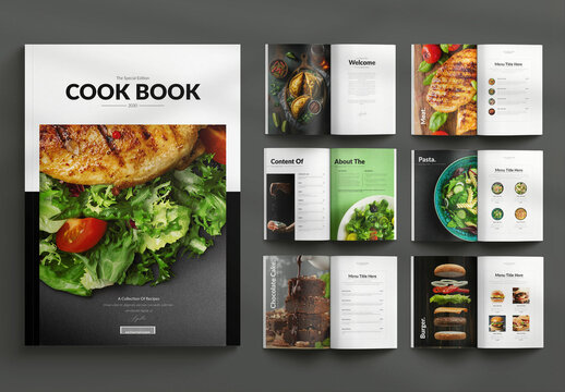 Cook Book Brochure Design Template