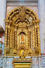 side chapel of the church of Nossa Senhora da Conceição, municipality of the city of Santarem-estremadura-portugal