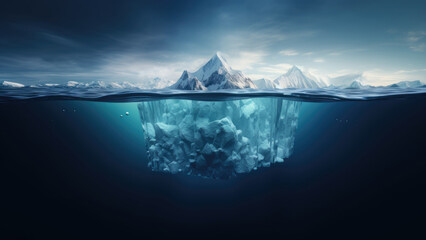 Ocean Chill: A Visual Encounter with an Atlantic Iceberg