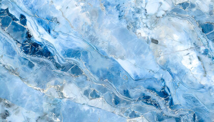 Niebieskie tło abstrakcyjne do projektu, wzór w kształcie fal, marmur - obrazy, fototapety, plakaty