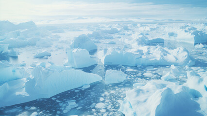 Oceanic Ice: Capturing the Beauty of an Atlantic Iceberg