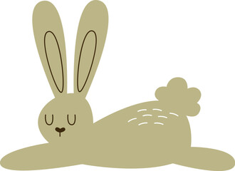 Rabbit Lying Animal