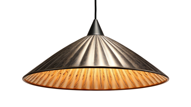 Pendant ceiling lamp shade, cut out