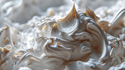 A detailed view of a cake covered in frosting and icing. Perfect for bakery advertisements or celebratory occasions