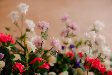 Beautiful romantic elegant wedding decor