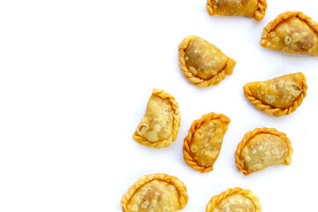 Mini curry puff. Thai dessert