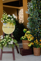 Beautiful romantic elegant wedding decor 