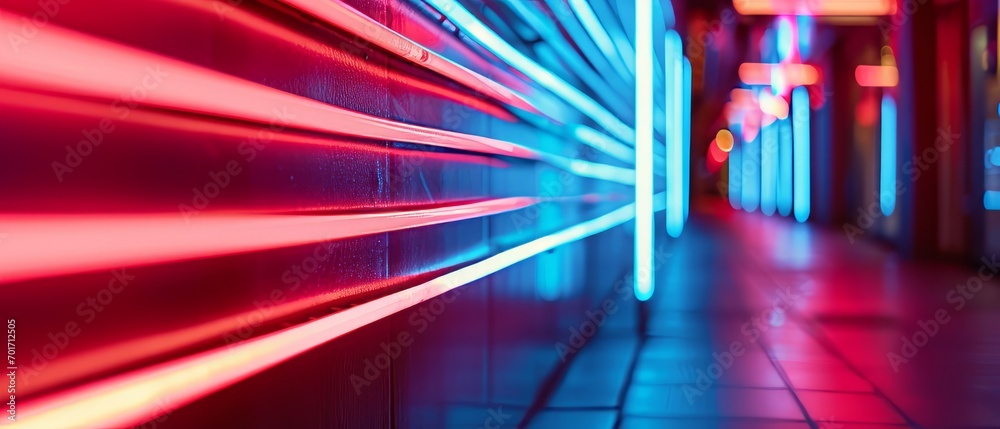 Poster abstract background with blurred lines. dynamic and visual aesthetics