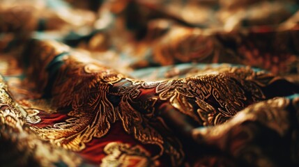 A detailed close-up of a piece of cloth with a pipe sticking out. Versatile image that can be used in various projects - obrazy, fototapety, plakaty
