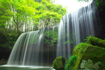 Fotobehang 熊本県　鍋ヶ滝 © tetsuya