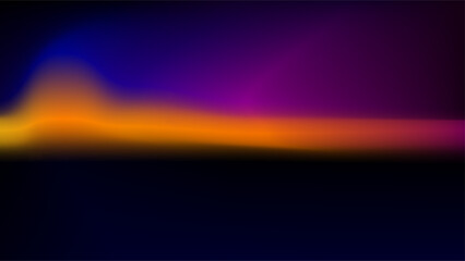 Burst of warm colors twilight sunset double partition gradient presentation background