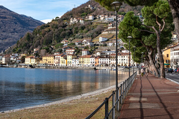 Path on the lakeside of Domaso - 701717731