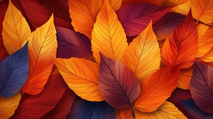 Beautiful Autumn leaves background