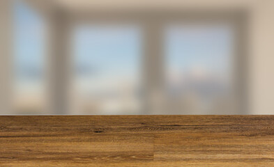 Modern office building interior. 3D rendering.. Texture Wooden parquet. Flooring. Seamless.
