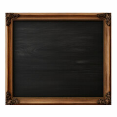 blank blackboard on isolate transparency background, PNG