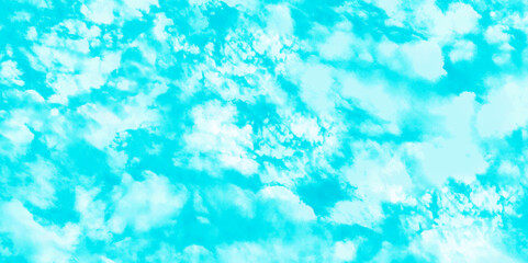 Obraz premium Abstract background with sky blue watercolor texture background. vintage sky blue and cloudy background .hand painted vector illustration with watercolor design .