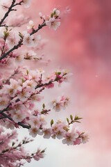 Obraz premium pink cherry blossom