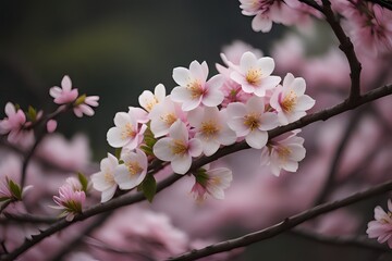 Naklejka premium cherry blossom in spring
