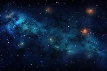 Galactic universe dark background. beautiful view of starry sky at night