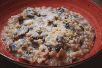Mushroom risotto