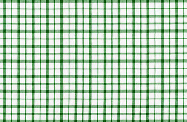 green white texture of factory fabric for tailoring, cotton checkered fabric
