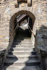 Stairs at the Orava Castle