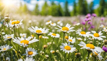 Fototapeta premium meadow with flowers