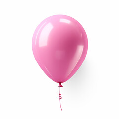 pink balloon on isolate transparency background, PNG