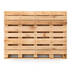 wooden pallet on isolate transparency background, PNG
