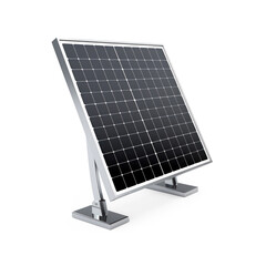 A solar panel photographed from above, solar energy, green energy, on isolate transparency background, PNG