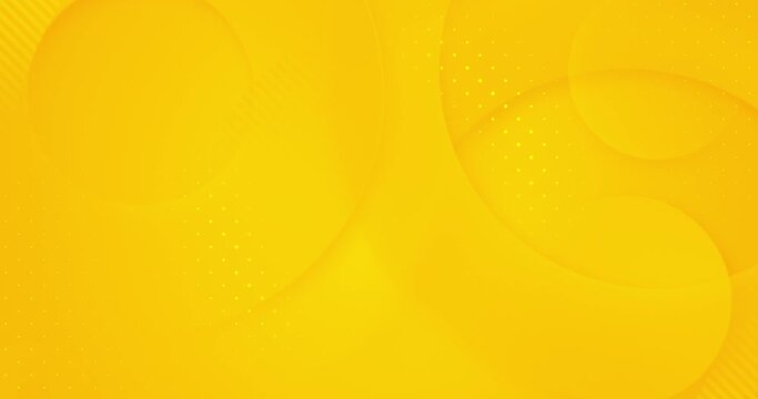 4k Bright sunny yellow dynamic abstract background. Modern lemon orange color. Circular pattern striped ornament. Creative bright design. Business template. Hot big sale animated seamless loop banner