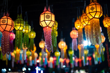 Celebrated in Chiang Mai and across North Thailand  the annual Yi Peng Lantern Festival