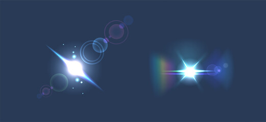 Light Effect, Luminous And Ethereal Visual Enhancement, Casting A Radiant Glow Or Shimmer, Vector Illustration