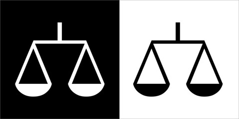 Illustration vector graphics of balance icon