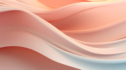 A minimalist 3D background with a series of elegant, overlapping transparent layers in subtle corporate hues Ai Generative