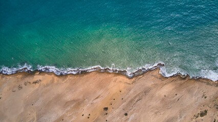 tomas aéreas de Paraguaná, salinas de las y cabo san román en falcón Venezuela