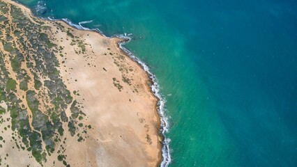 tomas aéreas de Paraguaná, salinas de las y cabo san román en falcón Venezuela