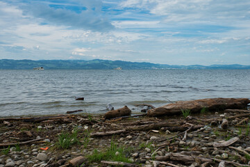 Blick auf den Bodensee in Deutschland