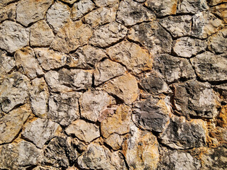  Background from the stones of the old fortress.