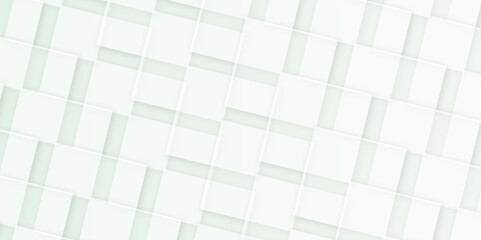 abstract modern square grid pattern ceramic tiles wall and floor background. White and gray paper shape design. Texture surface.metal background. mosic geometry style concept.	