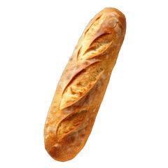 Baguette isolate on transparent background, png file