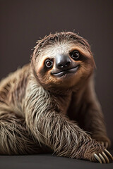 Fototapeta premium Portrait of a sloth